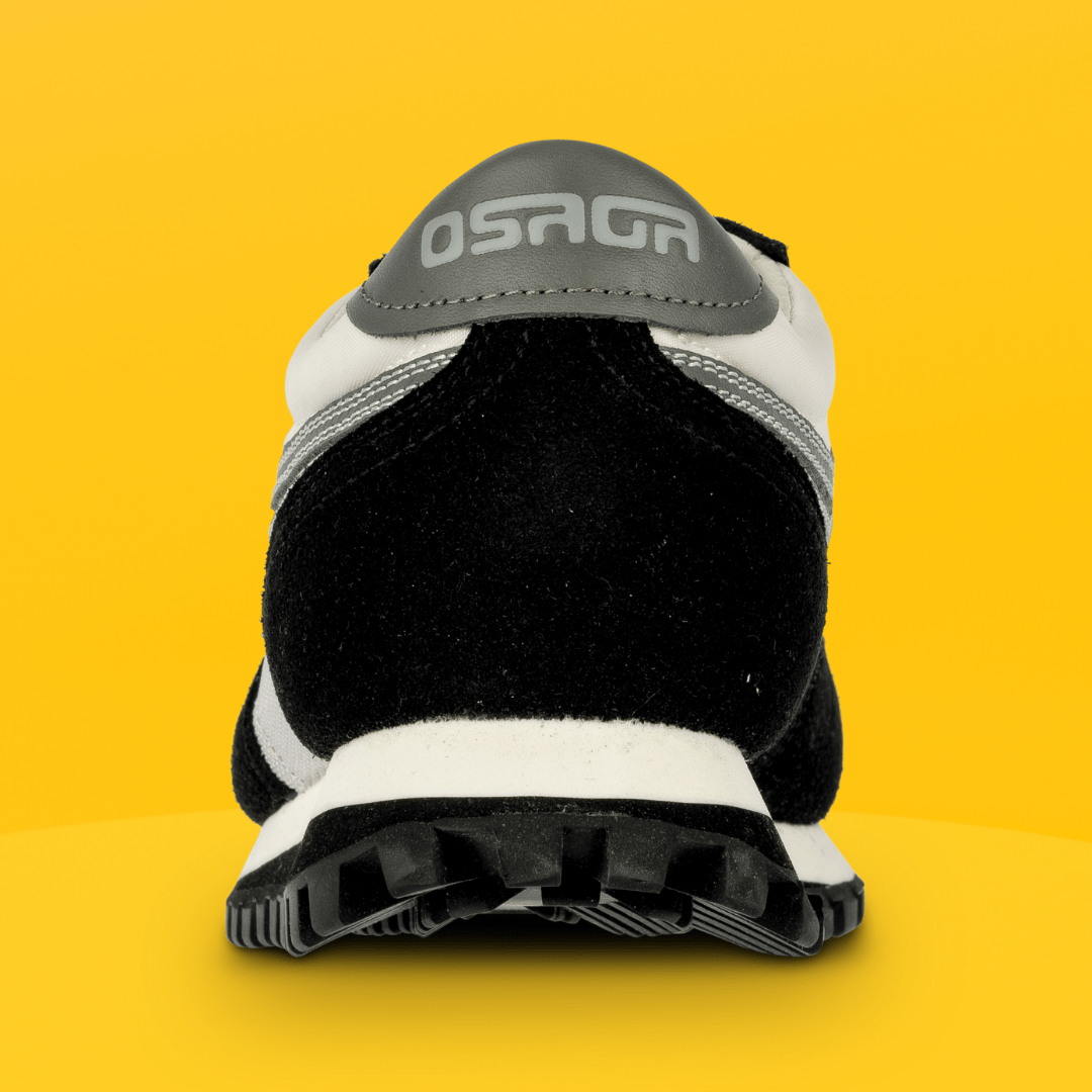 Suede back of Osaga KT-26 Monochrome women's shoe with logo