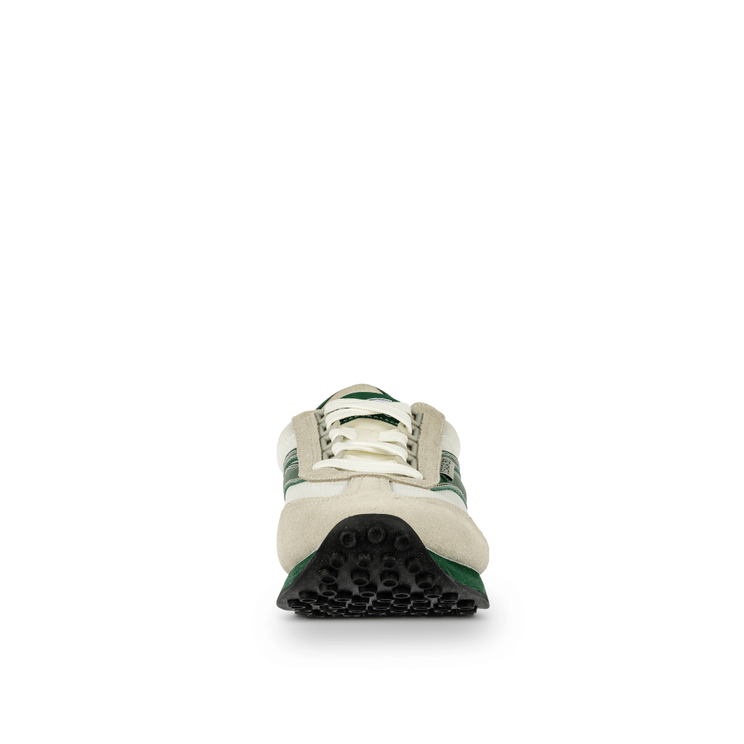 front view of osaga 80 sneaker evergreen