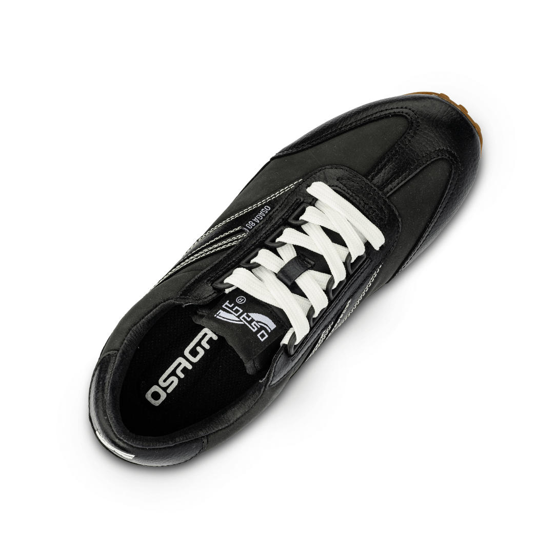osaga 80 black sneaker topdown view