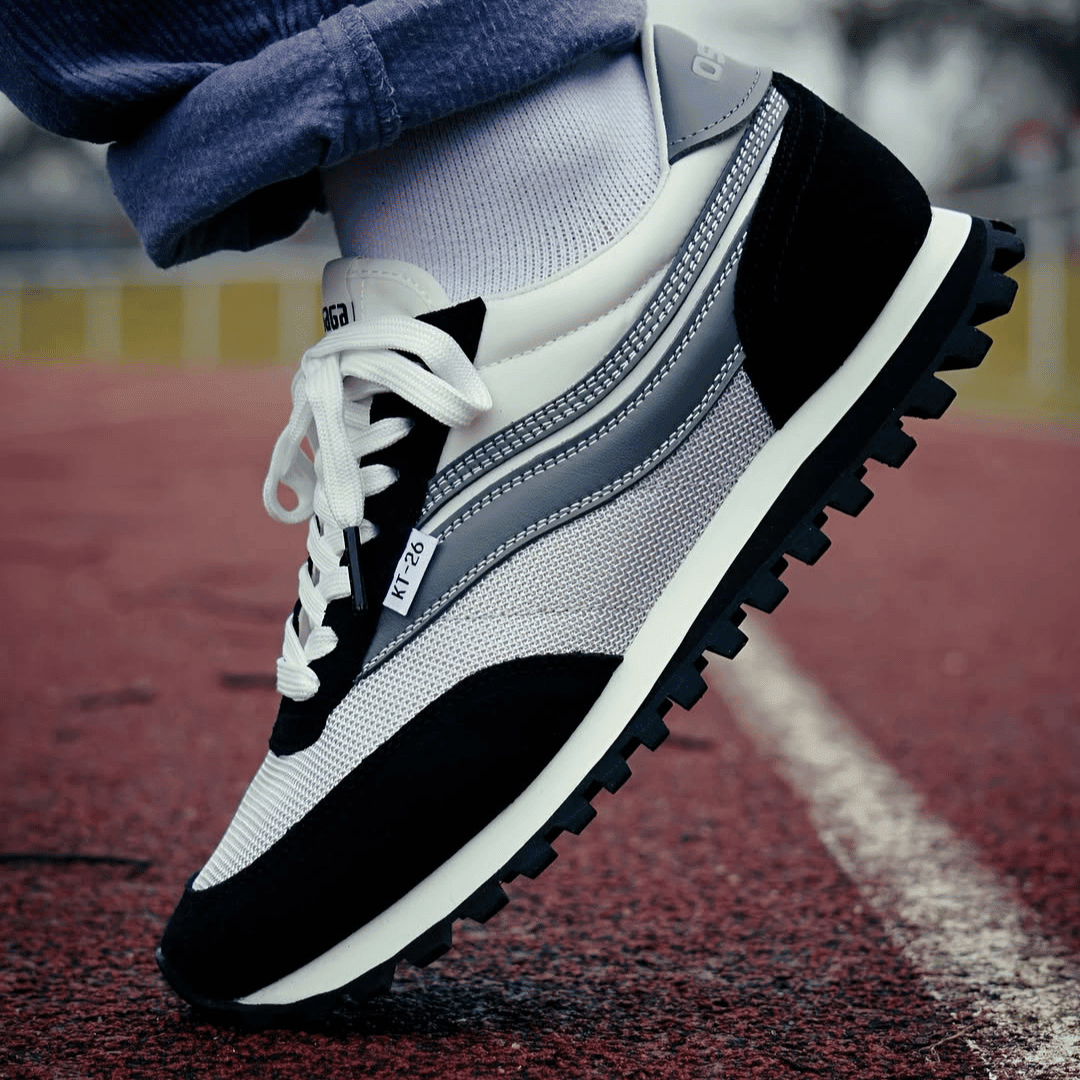 Osaga KT-26 Unisex Monochrome Retro Sneaker